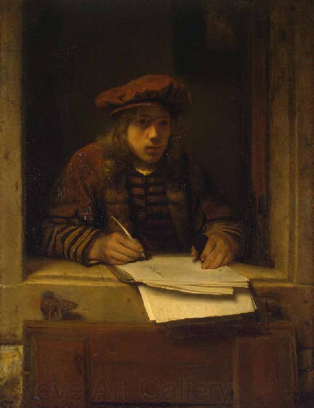 Samuel Dircksz van Hoogstraten Self portrait